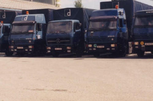 1991 1993aufstockung Auf 5 LKW Marke Steyr Und Mercedes